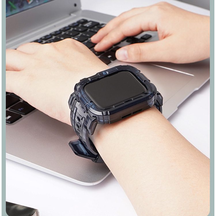 Transparent Apple Watch band - Green Silicone - 38mm | 40mm | 41mm | 42mm (Series 10)