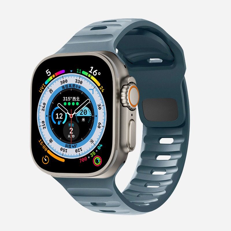 luxury watch - Grey Silicone - 38mm | 40mm | 41mm | 42mm (Series 10)