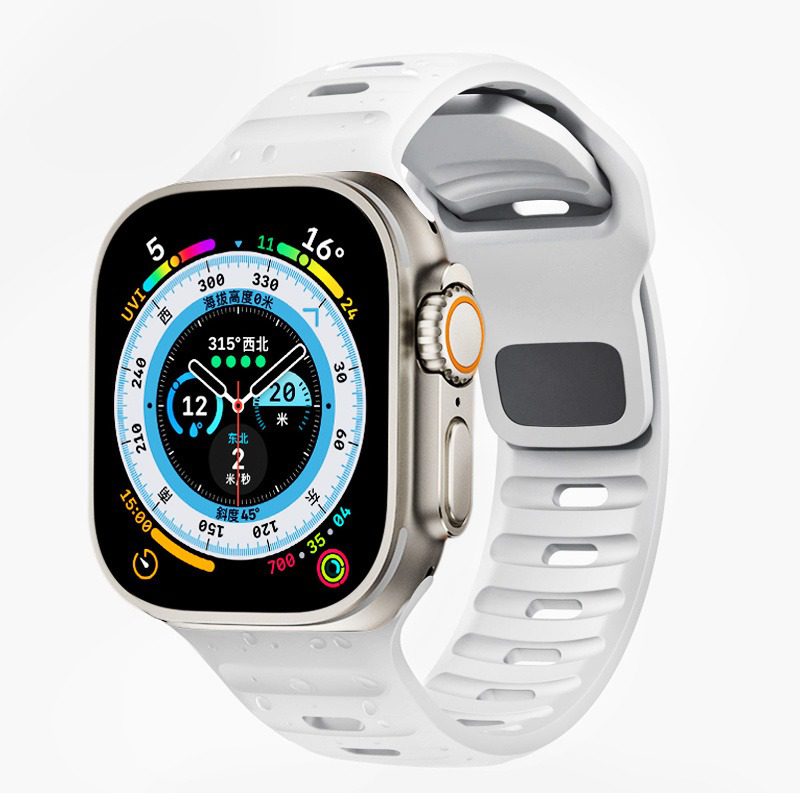 luxury watch - Grey Silicone - 38mm | 40mm | 41mm | 42mm (Series 10)