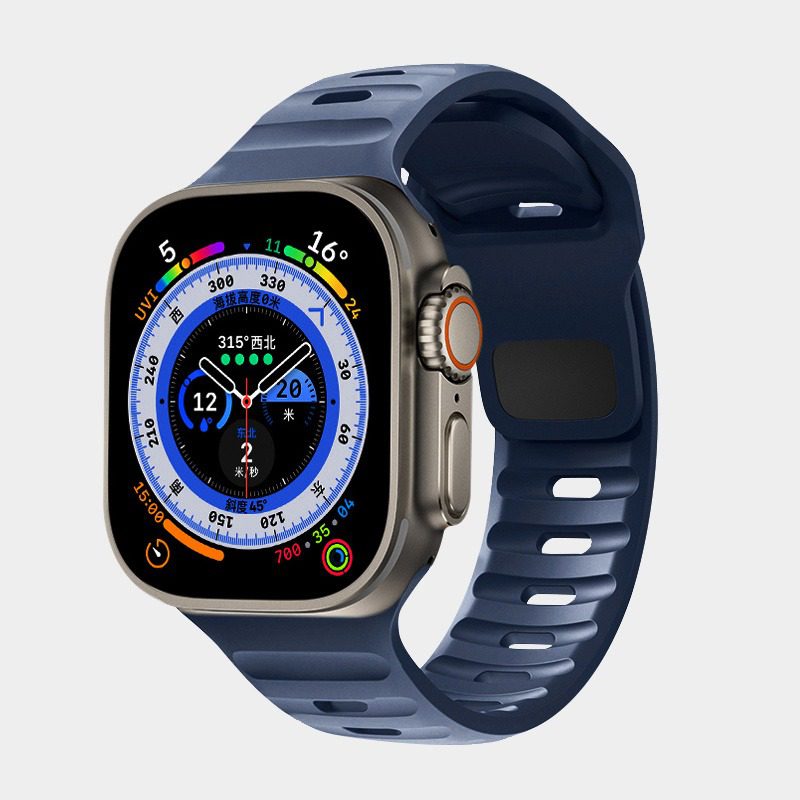 luxury watch - Grey Silicone - 38mm | 40mm | 41mm | 42mm (Series 10)