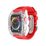 Silicone watch band - Orange Stainless Steel - 42mm (Series 1-3) | 44mm | 45mm | 46mm | 49mm Ultra
