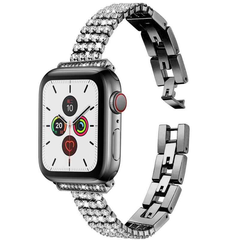 braided-solo-loop-24777-1 Braided Solo Loop - Black Silicone - 38mm | 40mm | 41mm | 42mm (Series 10)