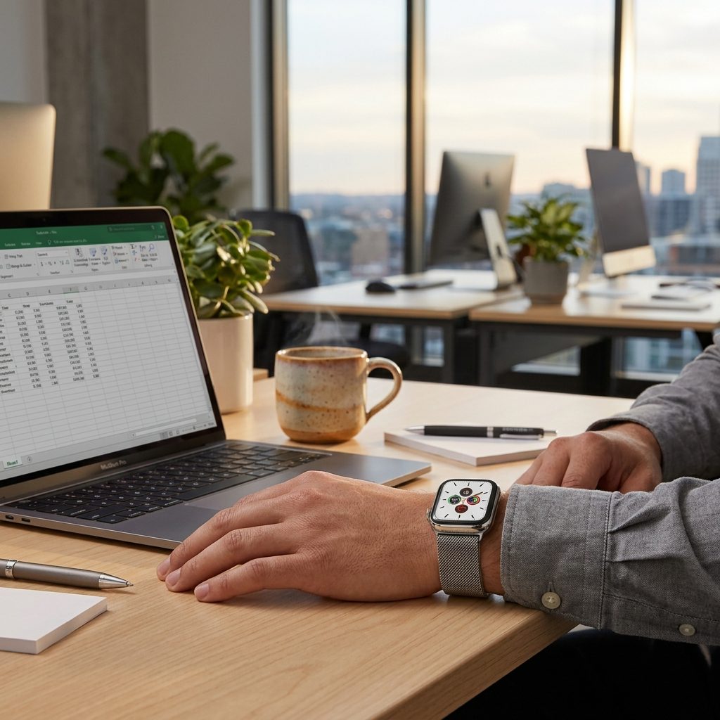 Milanese loop band office lifestyle Stainless steel professional
